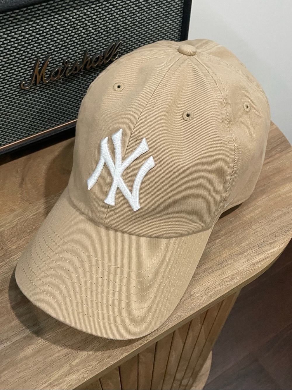 Yankees Tan/Beige Baseball Cap